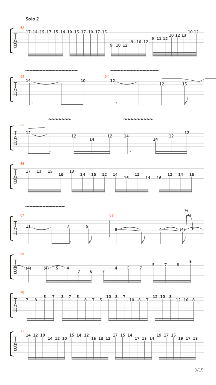 Opus 1吉他谱