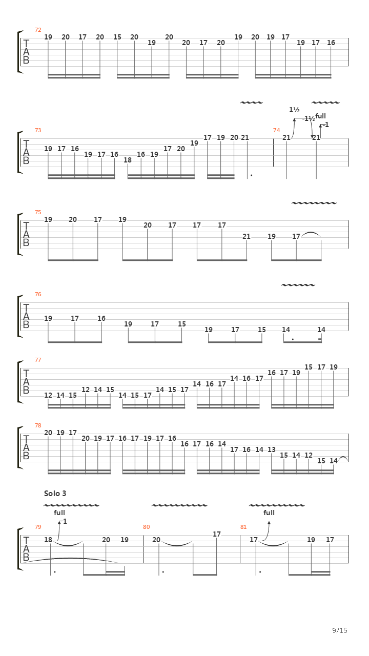 Opus 1吉他谱