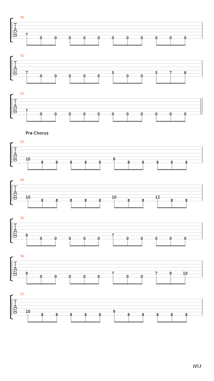 Down The Slopes Of Death吉他谱