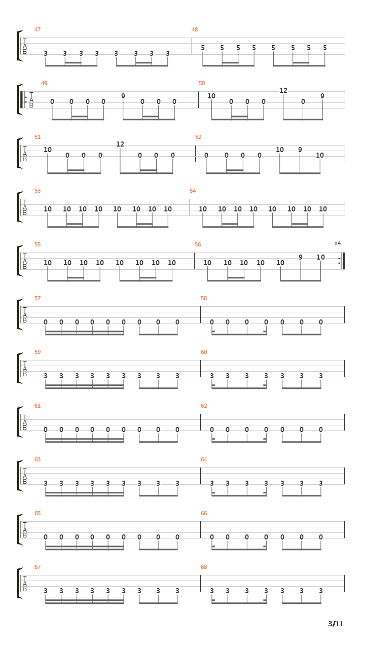 Hermods Ride To Hel - Lokes Treachery Part 1吉他谱