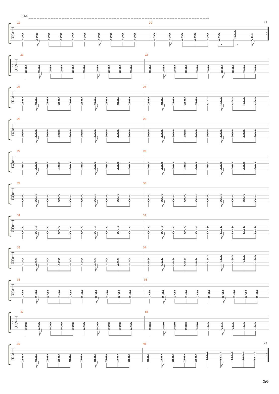 Prediction Of Warfare吉他谱