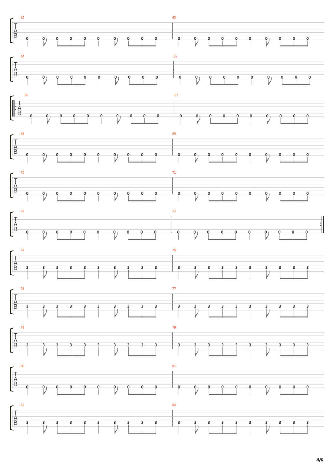 Prediction Of Warfare吉他谱