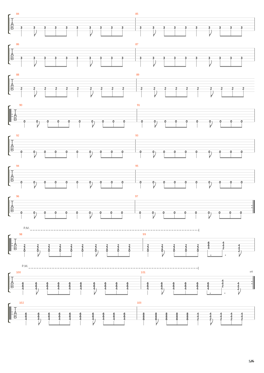 Prediction Of Warfare吉他谱