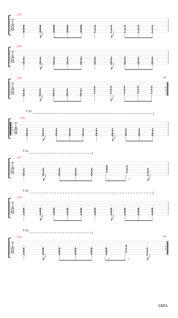 Prediction Of Warfare吉他谱