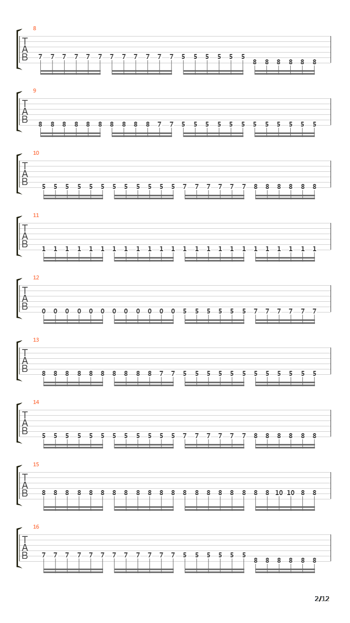 Runes To My Memory吉他谱