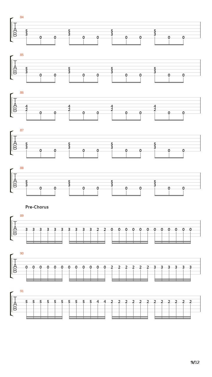 Runes To My Memory吉他谱