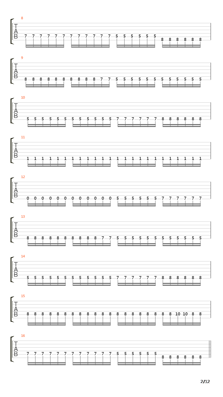 Runes To My Memory吉他谱