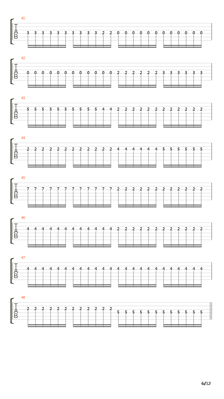 Runes To My Memory吉他谱