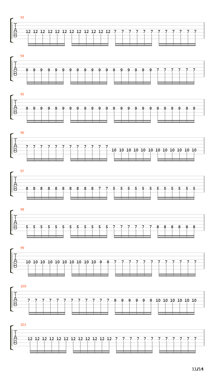 Runes To My Memory吉他谱