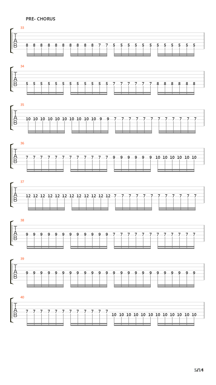 Runes To My Memory吉他谱