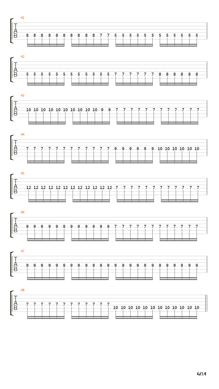 Runes To My Memory吉他谱