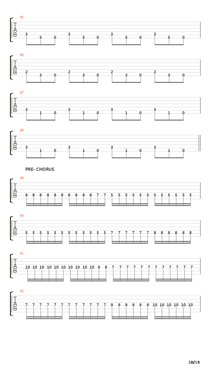 Runes To My Memory吉他谱