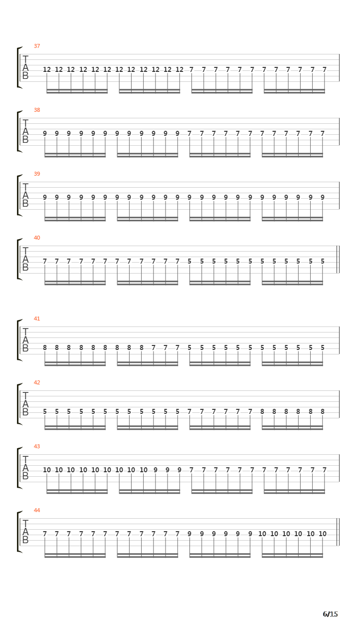 Runes To My Memory吉他谱