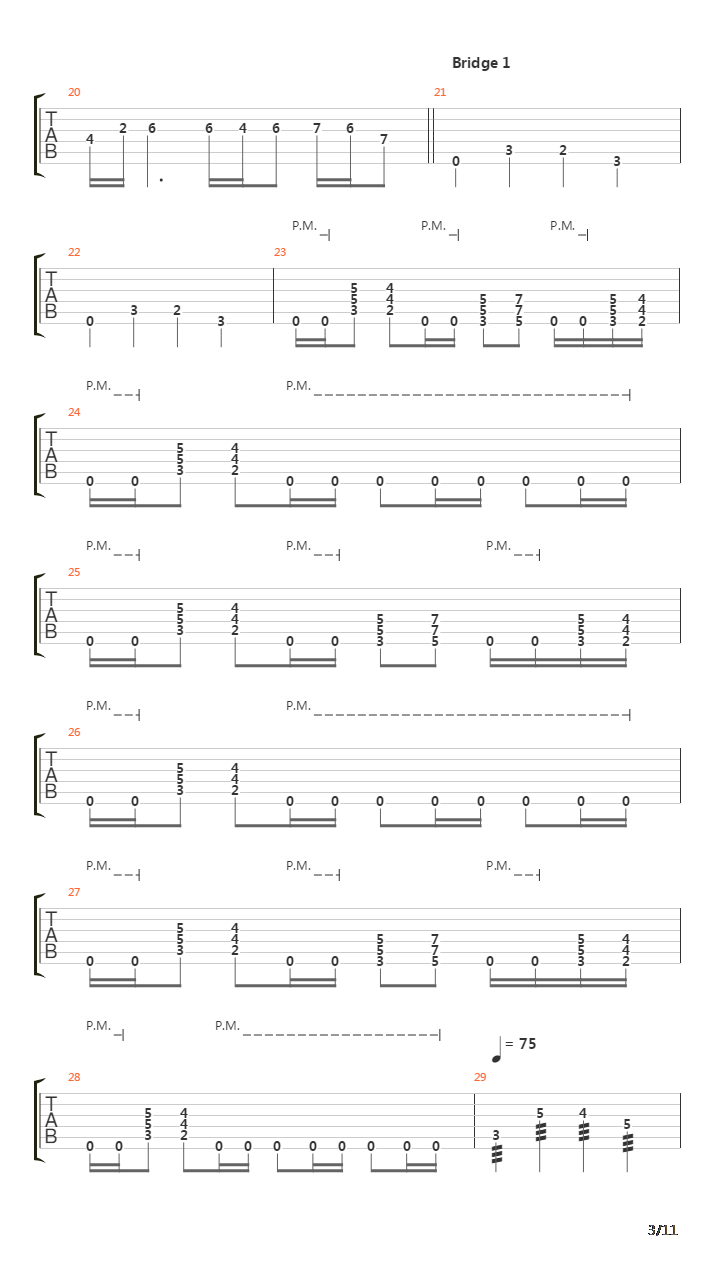 The Last Stand Of Frej吉他谱