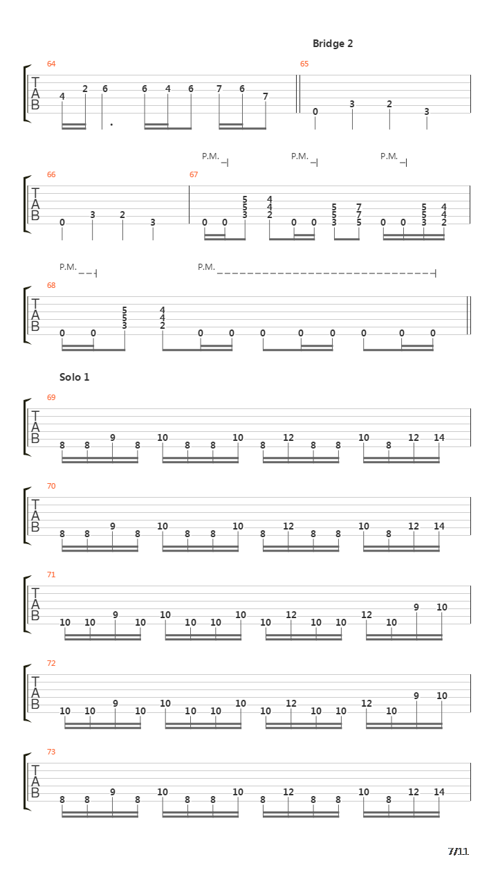 The Last Stand Of Frej吉他谱