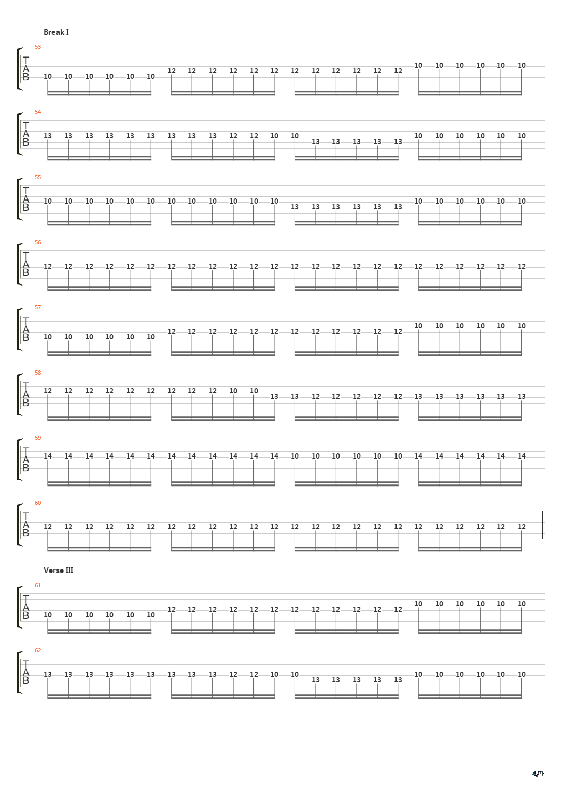 Under Siege吉他谱