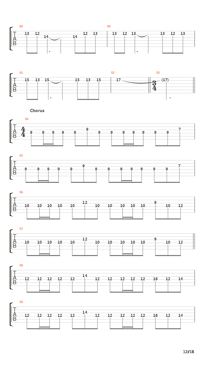 Under Siege吉他谱