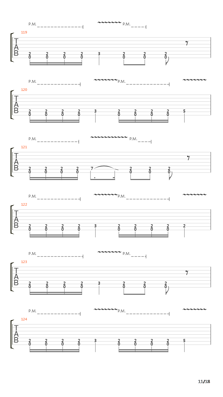 Crestfallen吉他谱