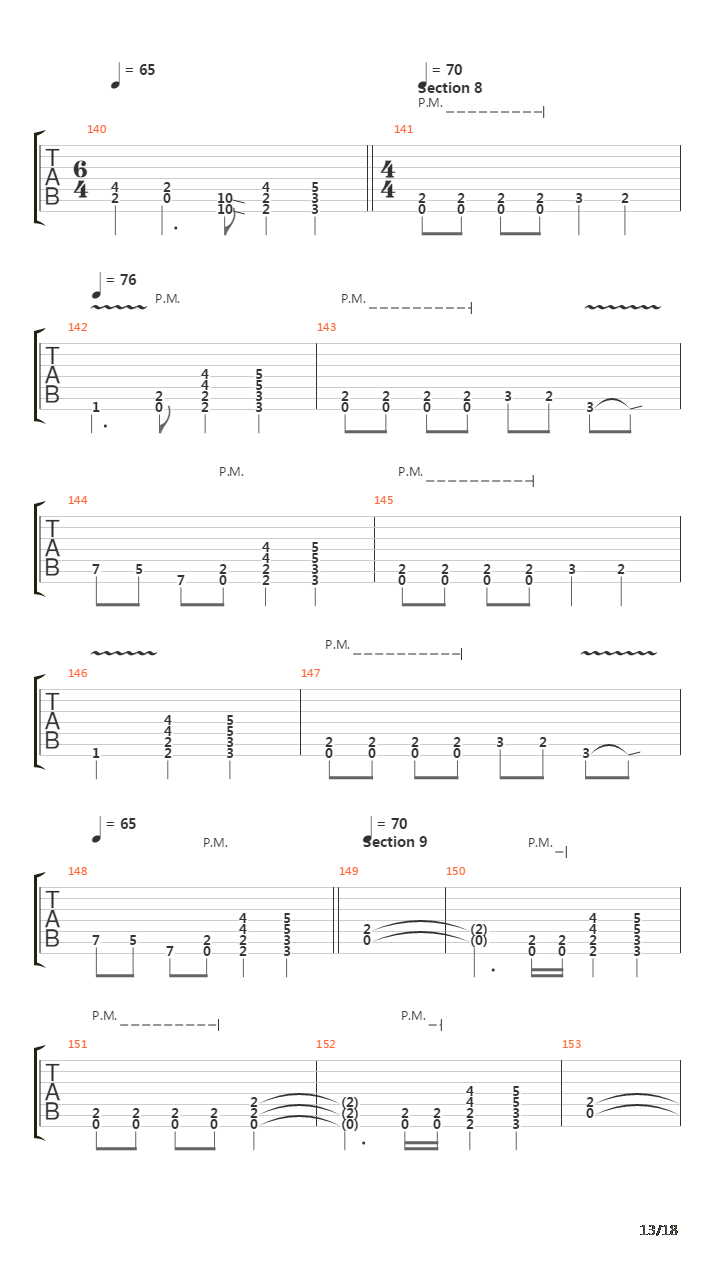 Crestfallen吉他谱