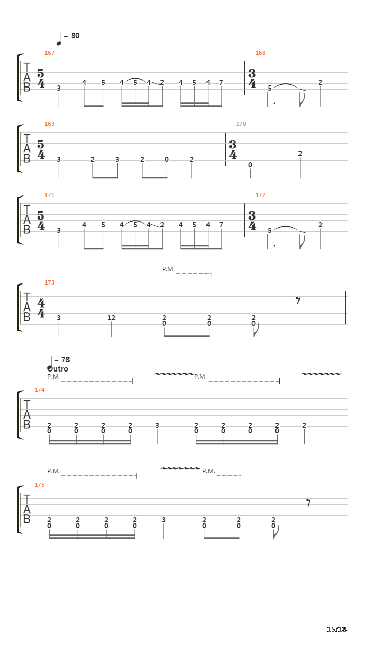 Crestfallen吉他谱
