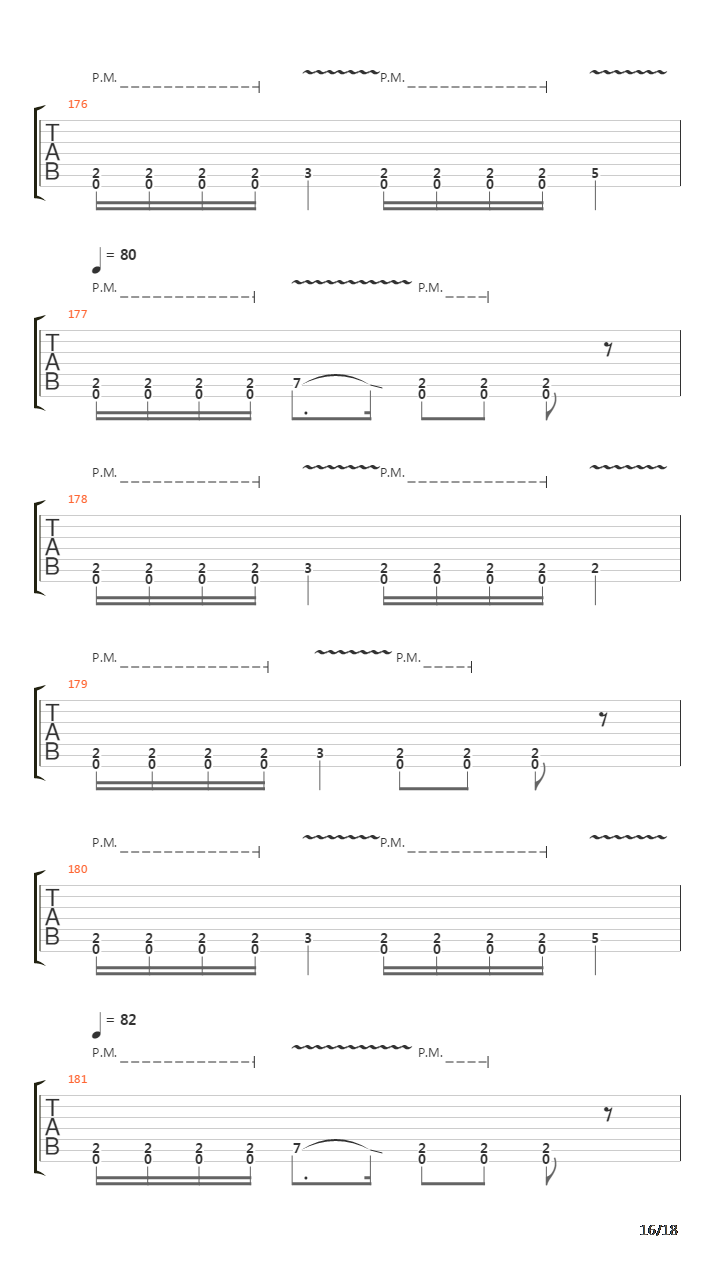 Crestfallen吉他谱