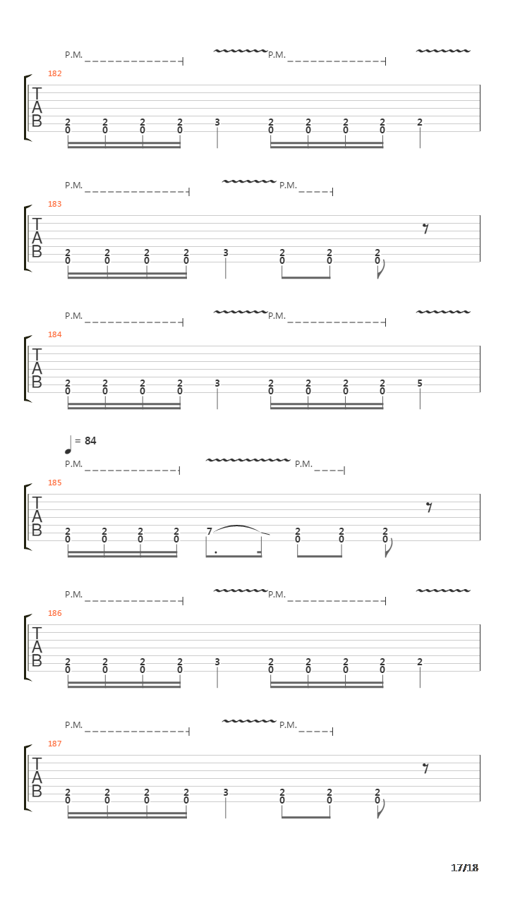 Crestfallen吉他谱
