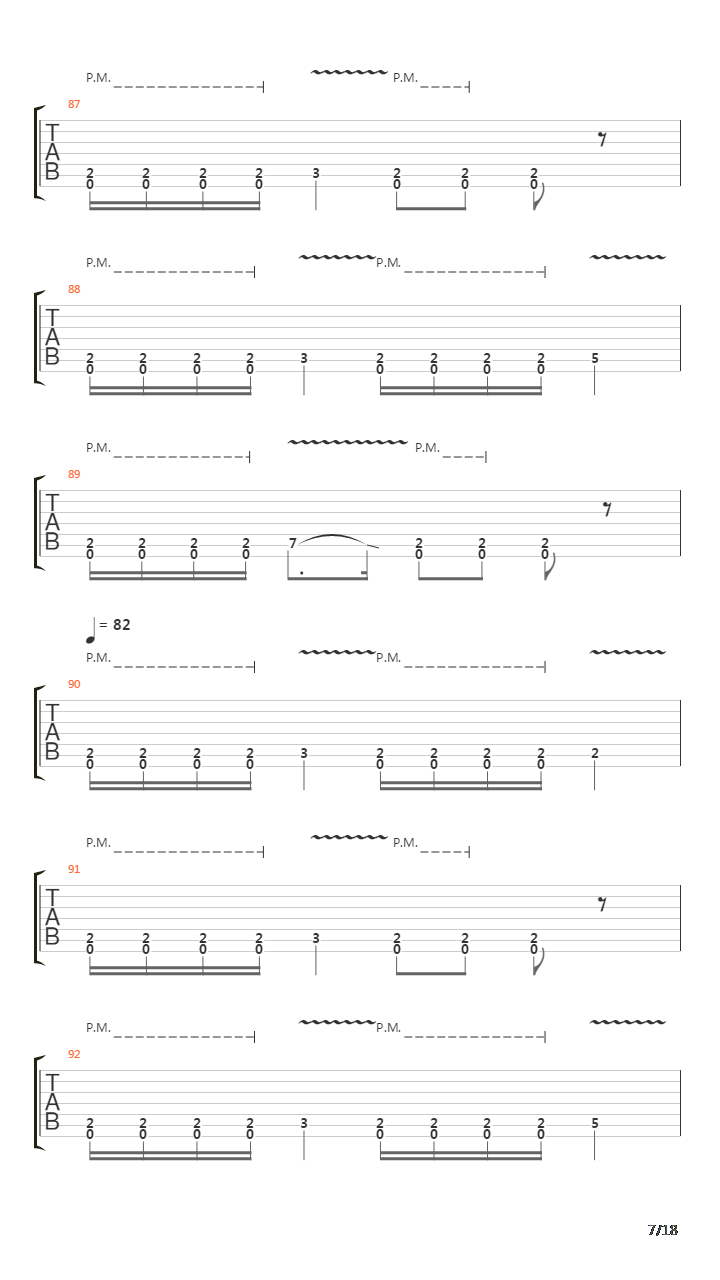 Crestfallen吉他谱