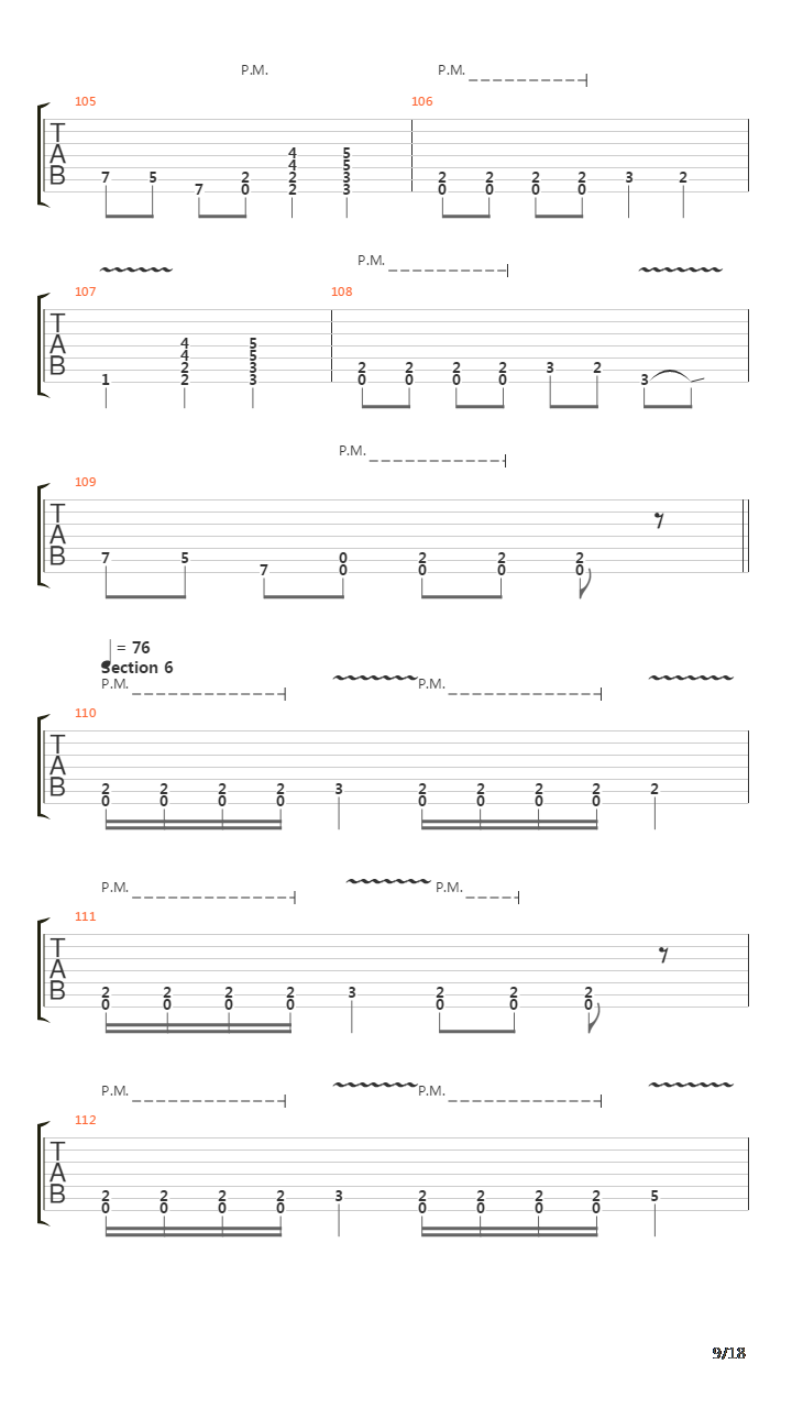 Crestfallen吉他谱