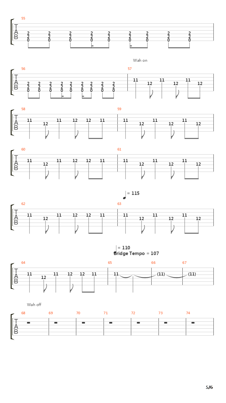 Empty吉他谱