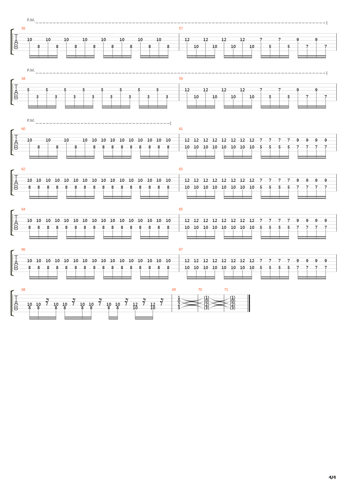 Cities Burn吉他谱