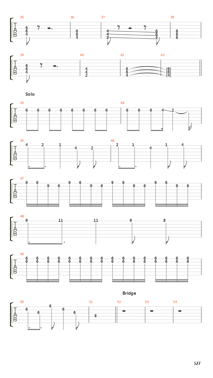 Mumias Song吉他谱