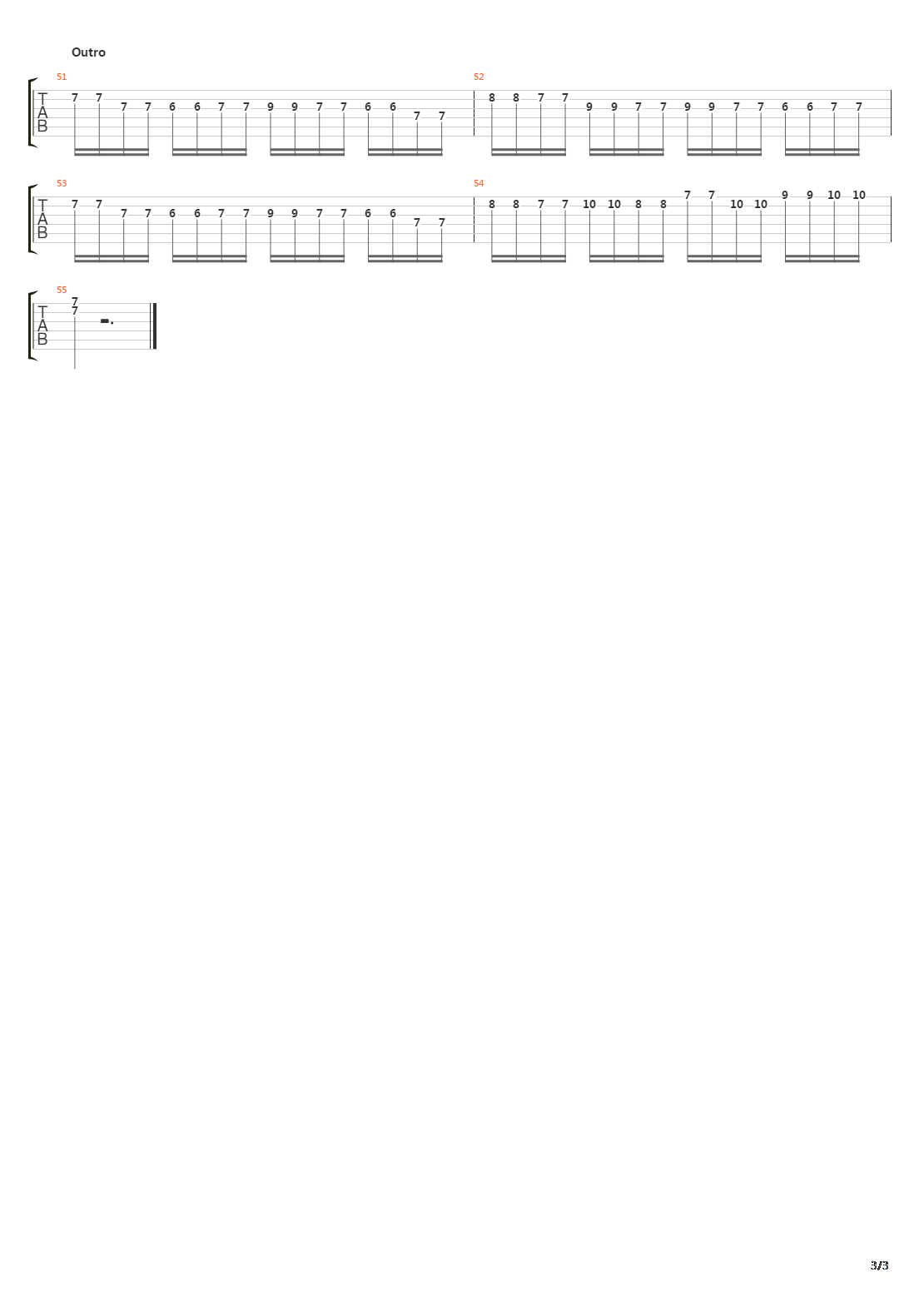 Underground Network吉他谱