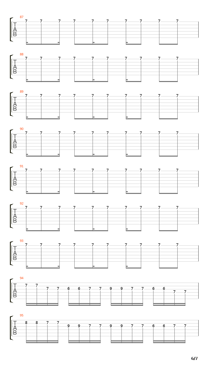 Underground Network吉他谱