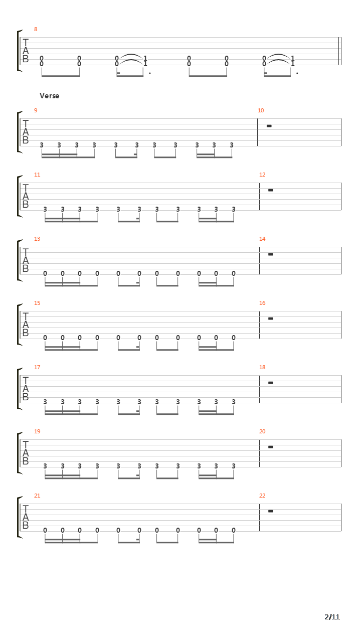 Burn吉他谱