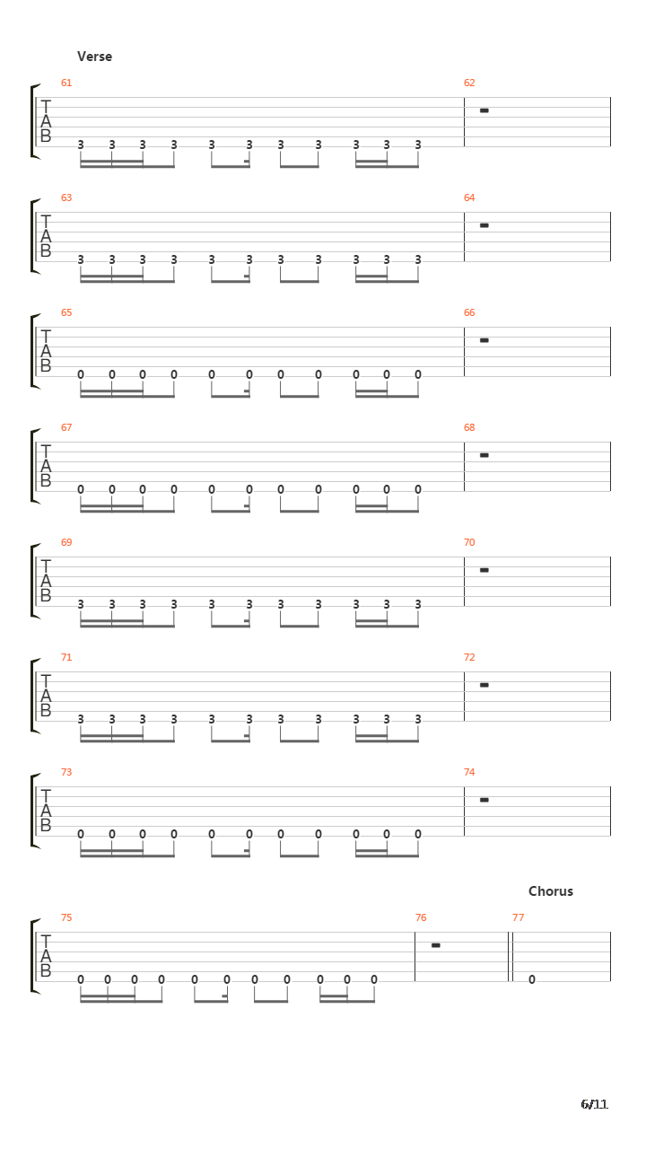 Burn吉他谱