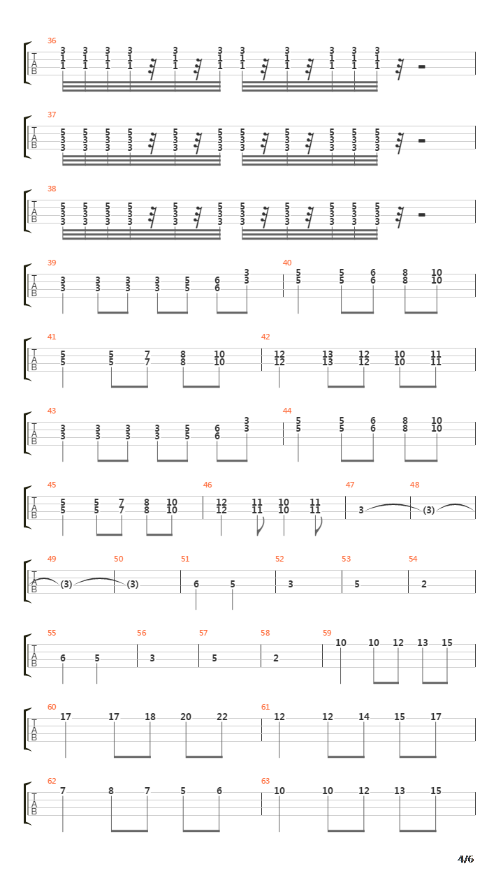 Burn吉他谱