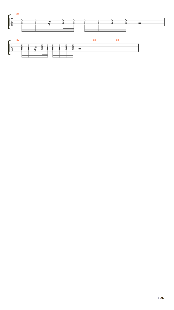 Burn吉他谱
