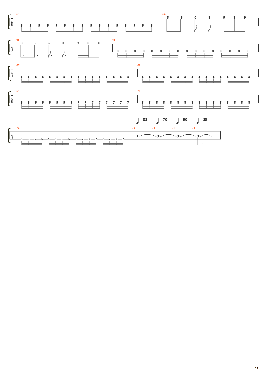 End Of Me吉他谱