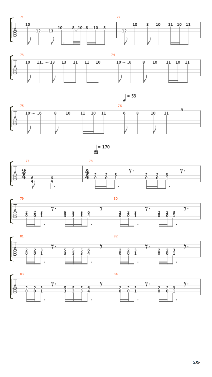 Harmagedon吉他谱