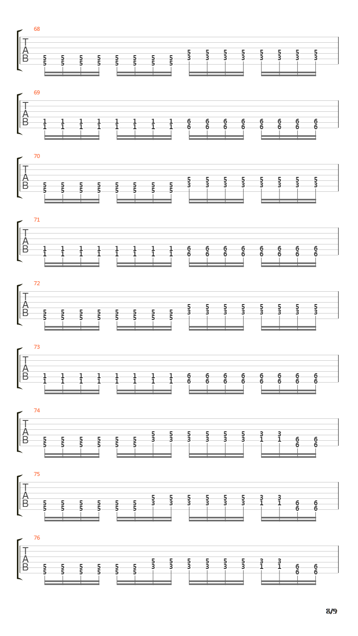 Path吉他谱