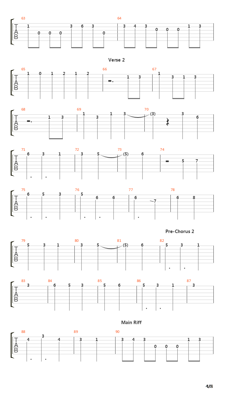 Prologue吉他谱