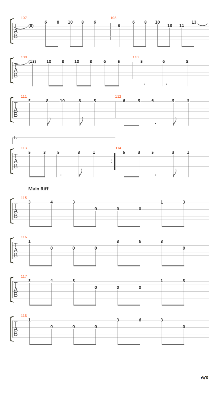 Prologue吉他谱