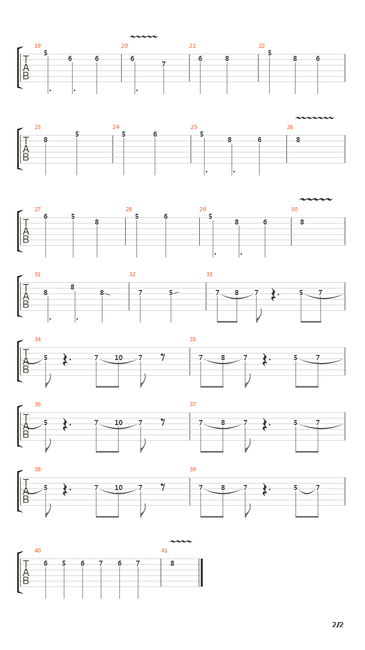 Prologue吉他谱