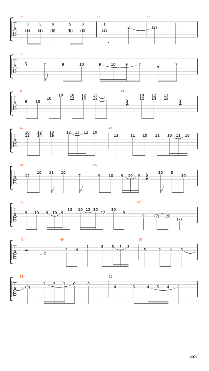 Messenger吉他谱