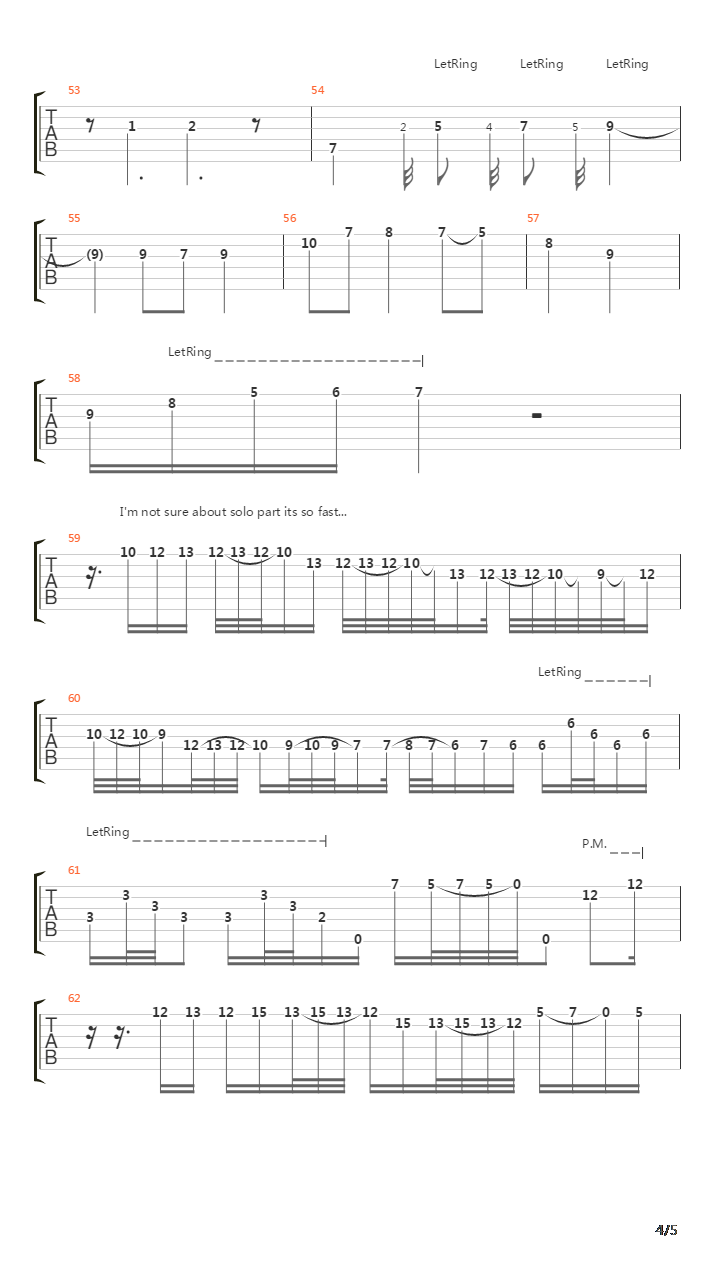 Messenger吉他谱