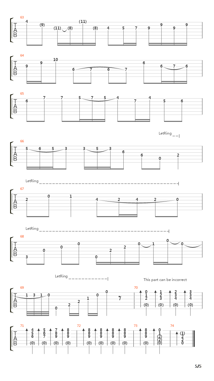 Messenger吉他谱