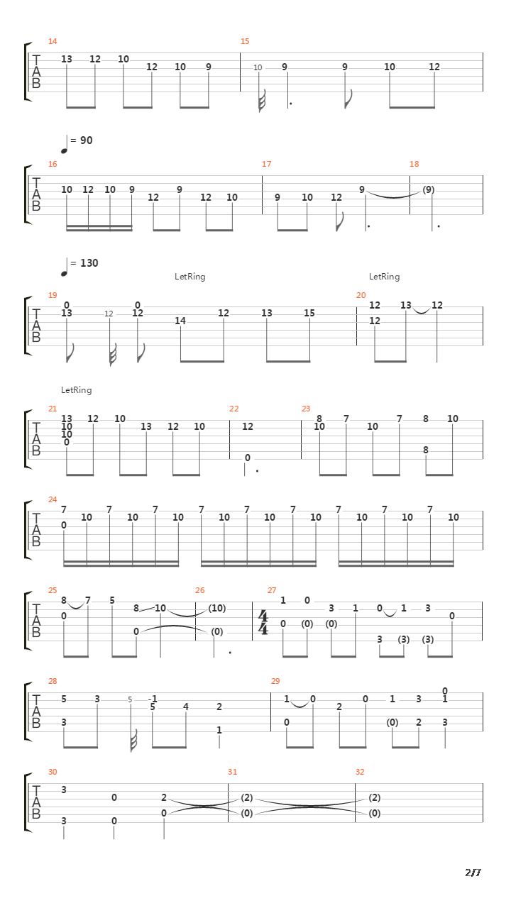 Mondtanz吉他谱