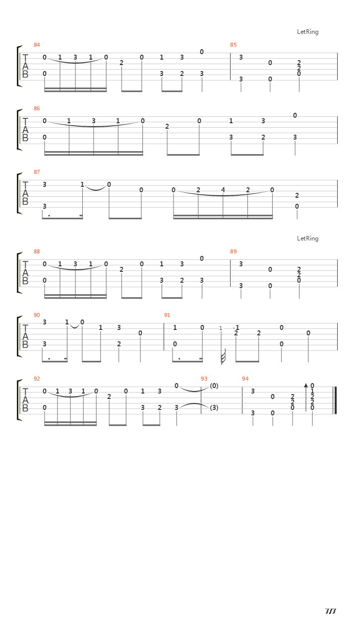 Mondtanz吉他谱