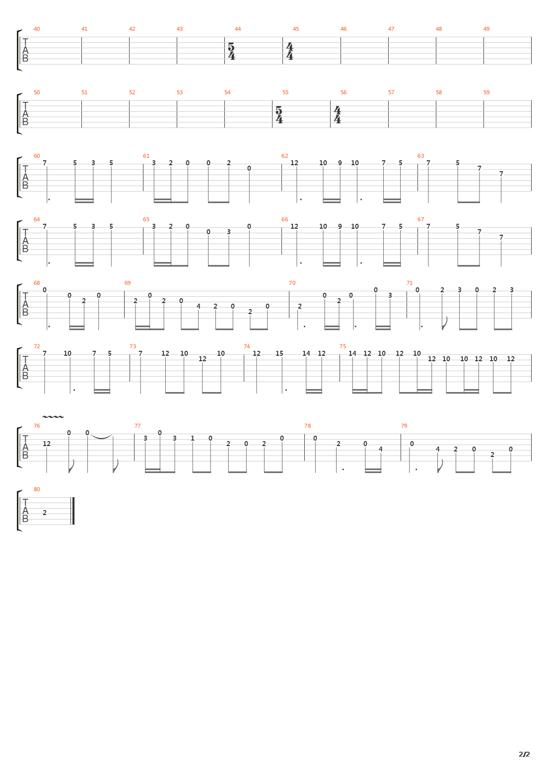 Sovay吉他谱