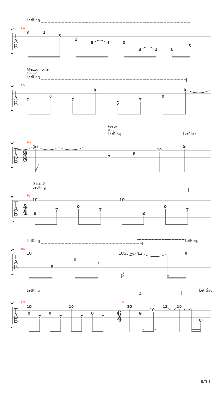 Desert Song吉他谱